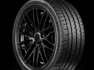 Michelin Pilot Sport 4S 275 35 ZR21 3D model