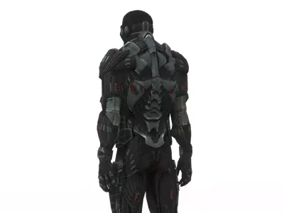 Advanced Nanosuit Soldier High-Tech Combat Armor 3D Model  Low-poly 3D model