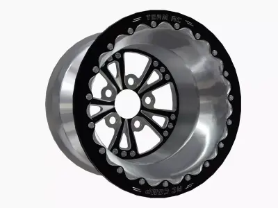 RC Components Torx Drag Rear Wheel Low-poly 3D model