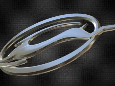 impala logo 3D model