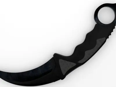 Karambit knife Free 3D model