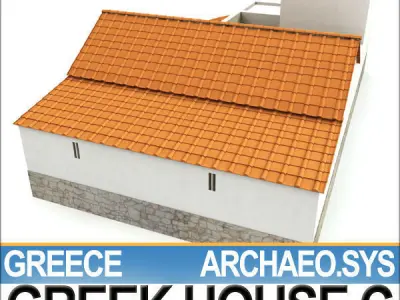 Ancient Greek House C 3D model