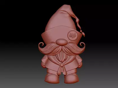Military Gnome 3D print model