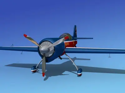 Sukhoi SU-26 Aerobat V06 3D model