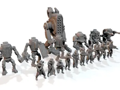 EISENMANN MECH INFANTRY COLLECTION 2 - BY CIZJUT 3D print model