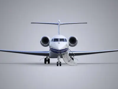 Gulfstream G650 Business Jet 3D model