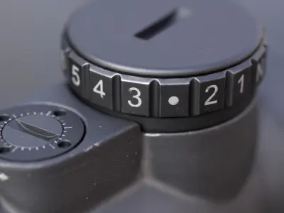 Tricicon MRO reflex sight Low-poly 3D model