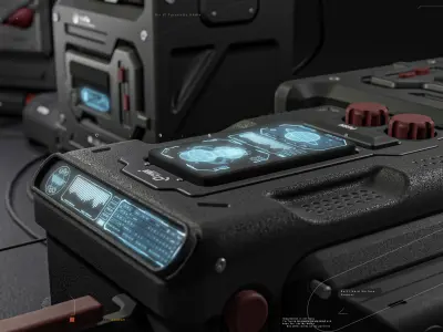 Plasticity 3D modeling Walkie talkie tutorial 3D model