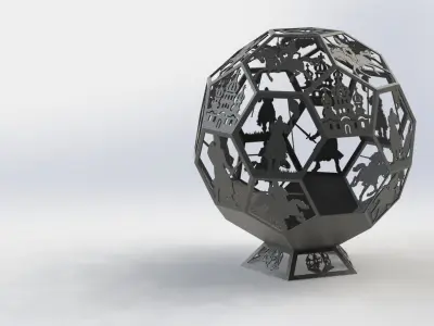 Fire bowl 3D print model