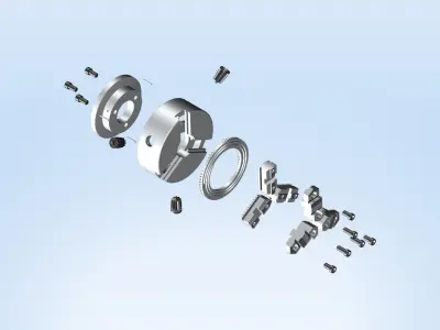 Lathe Chuck 3D model