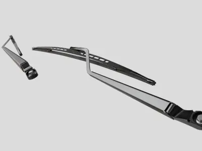 Wiper Blade Low-poly 3D model