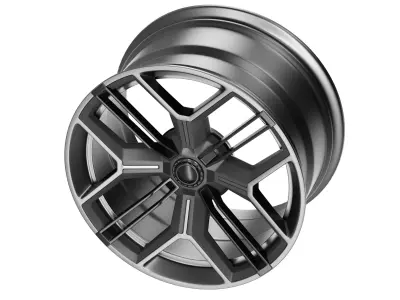 volvo polestar 6 LA Concept edition rim Low-poly 3D model