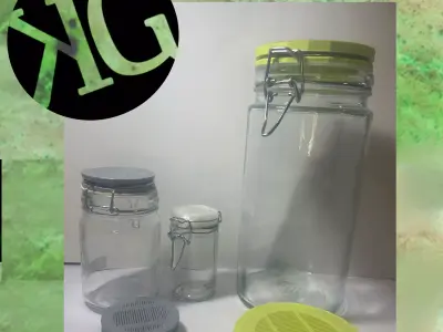 STL - KG Customs and Creations Terrarium lid - 3d print file 3D model