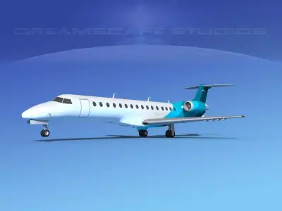 Embraer ERJ-140 Corporate 2 3D model