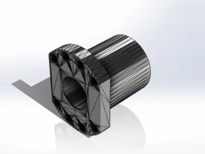 Bucha Roscada TR50x8 Threaded Bushing 3D model