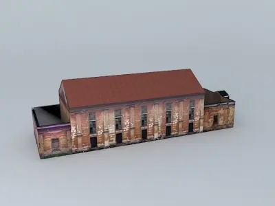 Old movie theater Free 3D model