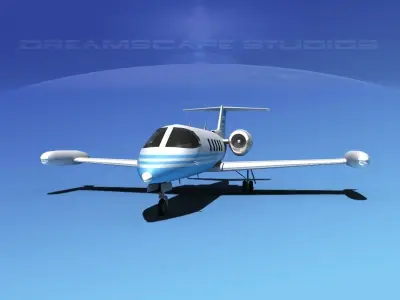 Gates Bombardier Learjet 35 V06 3D model