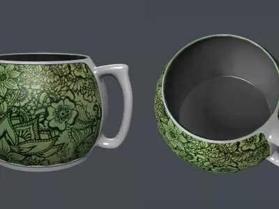 Tea Pot Free low-poly 3D model