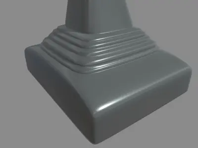 Gear Lever 04 Low-poly 3D model