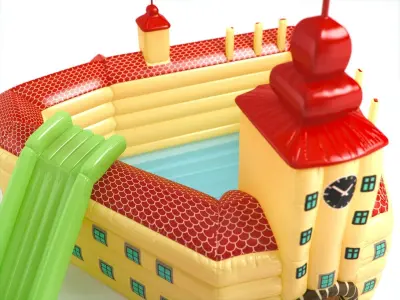 Inflatable Toy Castle 3D model