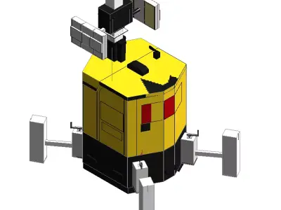 Light Tower 3D model-28 Low-poly 3D model