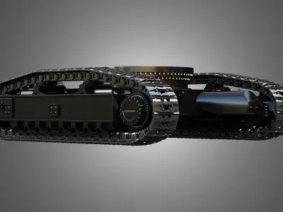 Liebherr R9250 Tracks - Crawler 3D model