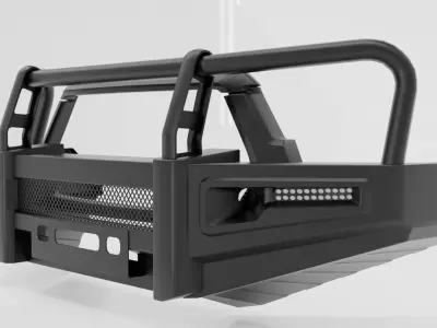 BUMPER CUSTOM FOR TOYOTA HILUX 3D model