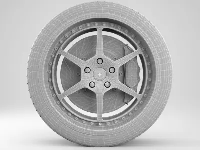 HRE Performance Rim 3D model