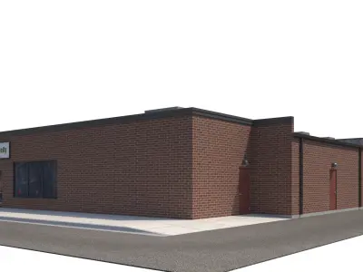 Retail-093 Retail Store 3D model