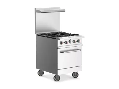 Commercial Range 24 inches Restaurant Cooking Equipment 3D model