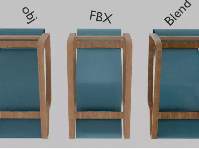 Lounger 3D model