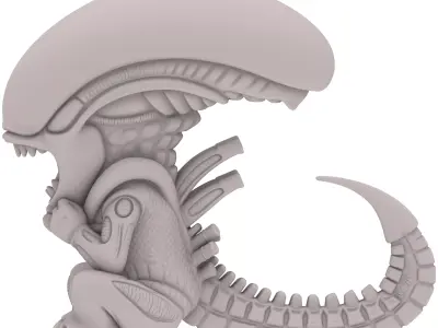 Alien Kreatur Chibi  Alien Creature Chibi  Baby Alien   3D print model