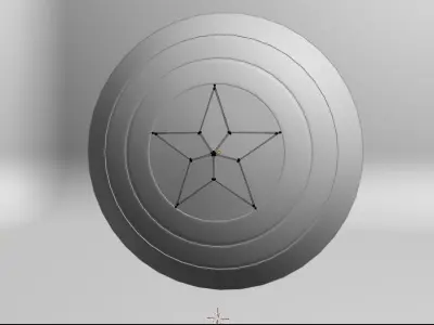 Captain America Shield 3D Model Free 3D model