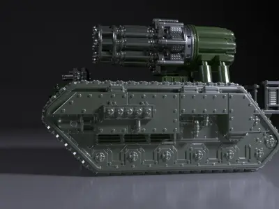 Legendary Battle Tank for 3Dprint 3D print model