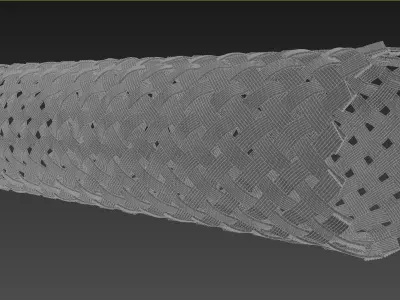 Wire braid 3D model