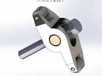 Rocket arm - Solidworks 3D model