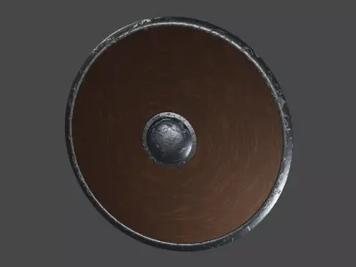 Ancient Greek State Shield 3D model