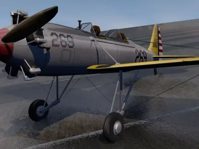 Ryan PT-22 Recruit 3D model