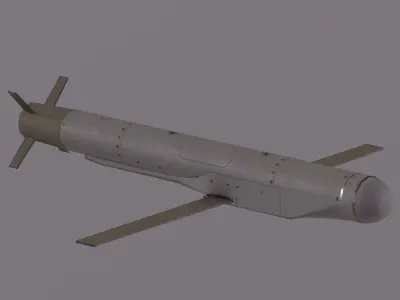 GBU-53 StormBreaker Small Diameter Bomb II Low-poly 3D model