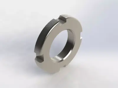 Nut Porca SKF KM 3 3D model