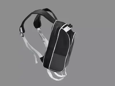 Backpack Camping Handle bag 02 Low-Poly 3D Model 3D model