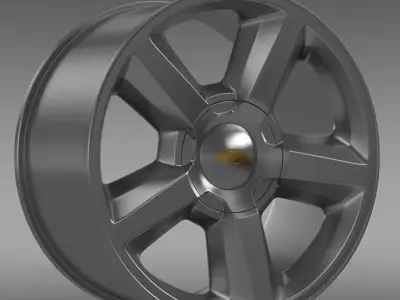 Chevrolet Tahoe 2008 rim 3D model