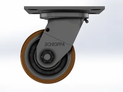 Rodizio Schioppa GM 42 PE Wheel 3D model