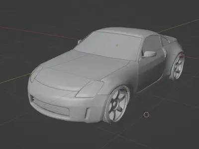 Nissan 350Z sports car Free 3D model