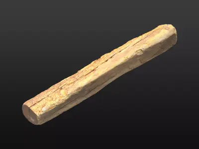 Wood Beam 05 3D model