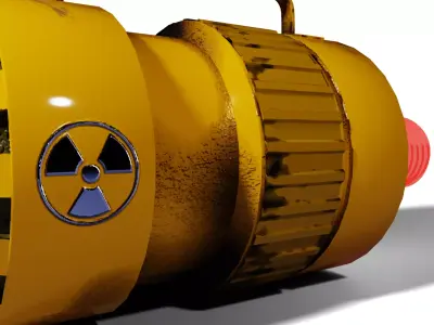 Sci Fi Explosive Device Low-poly 3D model