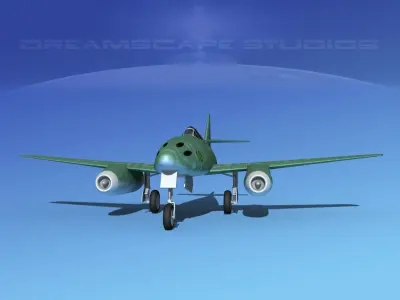 Messerschmitt ME-262A1 Swallow V09 3D model