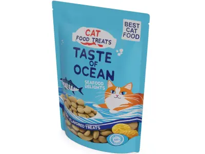 Cat snacks Cat Snacks Low-poly 3D model