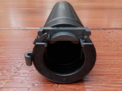 NT4 suppressor Low-poly 3D model