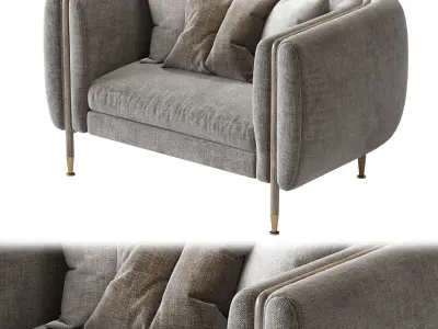 Private Label 2019 Barlow Armchair 3D model